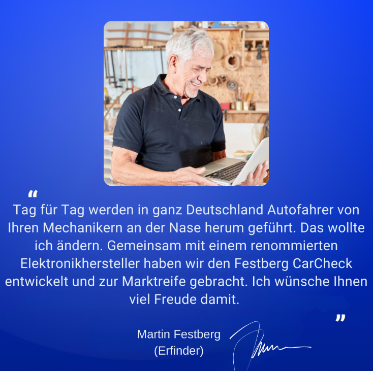 CarCheck Intelligentes Auto-Diagnosegerät für Ihr Fahrzeug