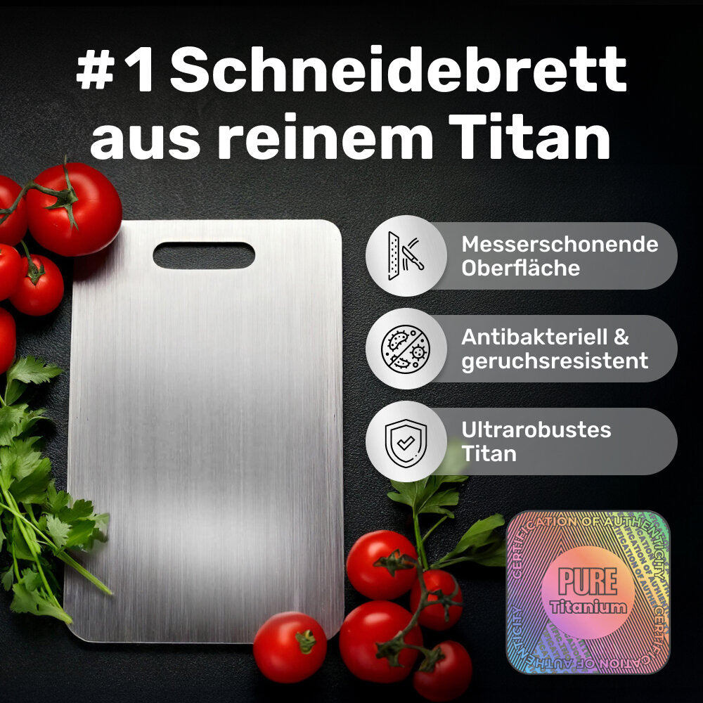 TitanEdge™ Das hygienische Schneidebrett aus Titan