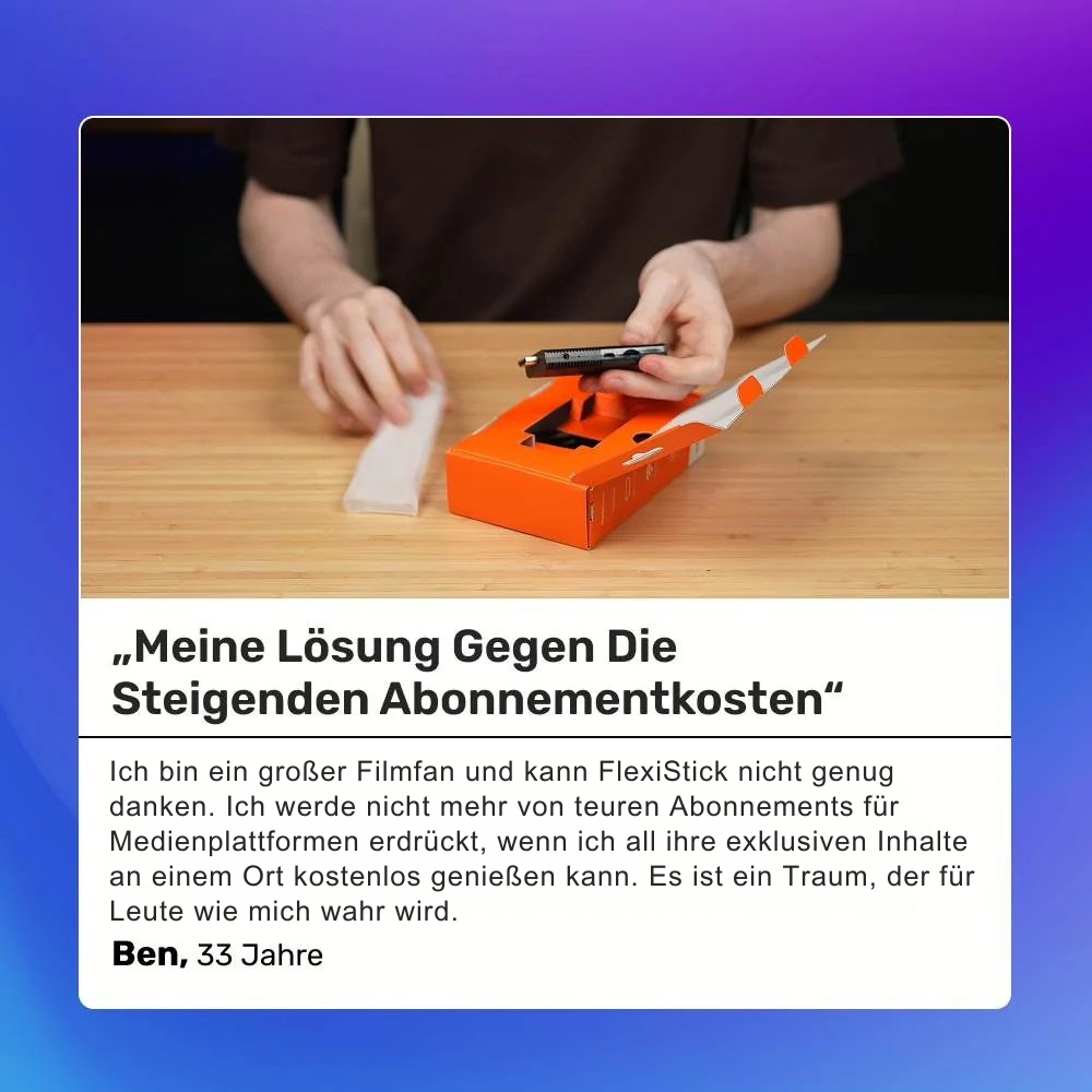 FlexiStick™ Verwandelt jeden Fernseher in ein Smart-TV ohne Abo